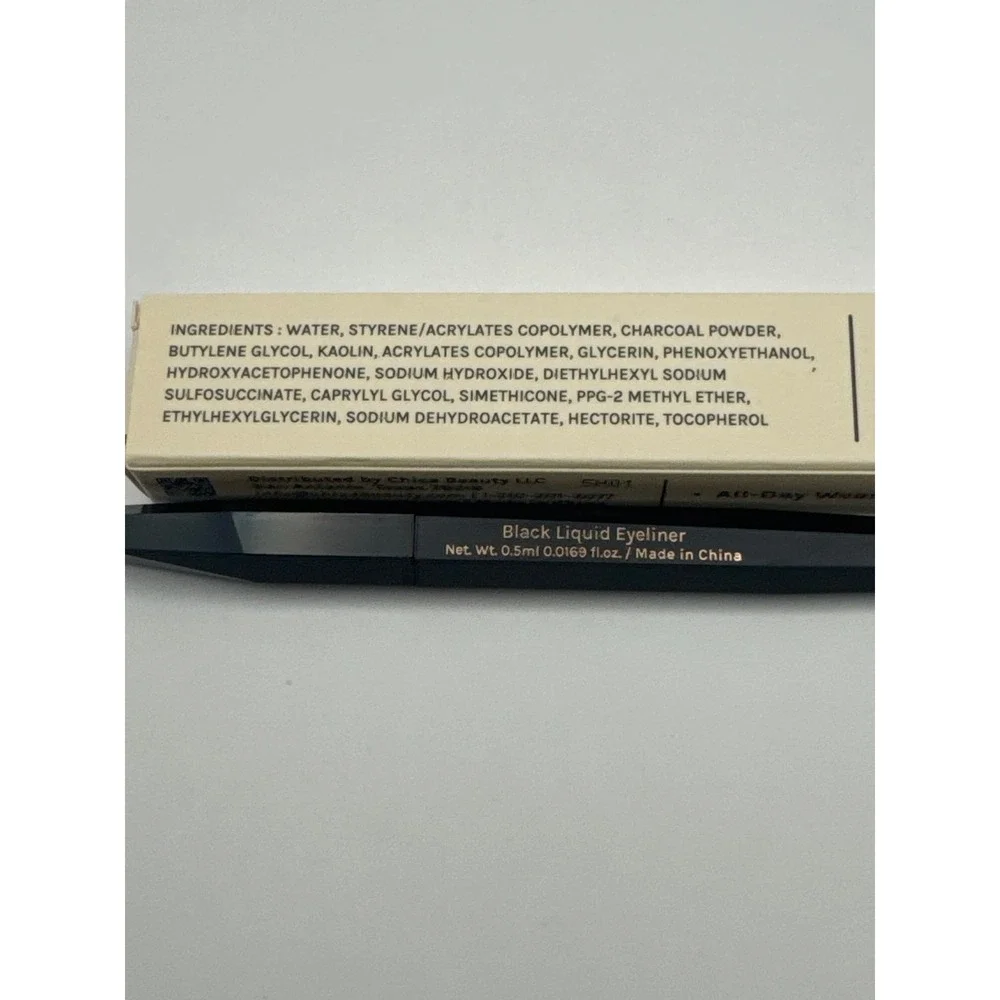 CHICABEAUTY‎ MIRAME Matte Black Liquid Eyeliner All Day Wear No Smudge BNIB